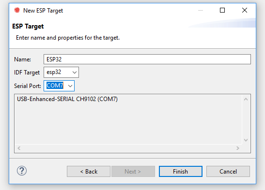 ESP32 target configured.PNG