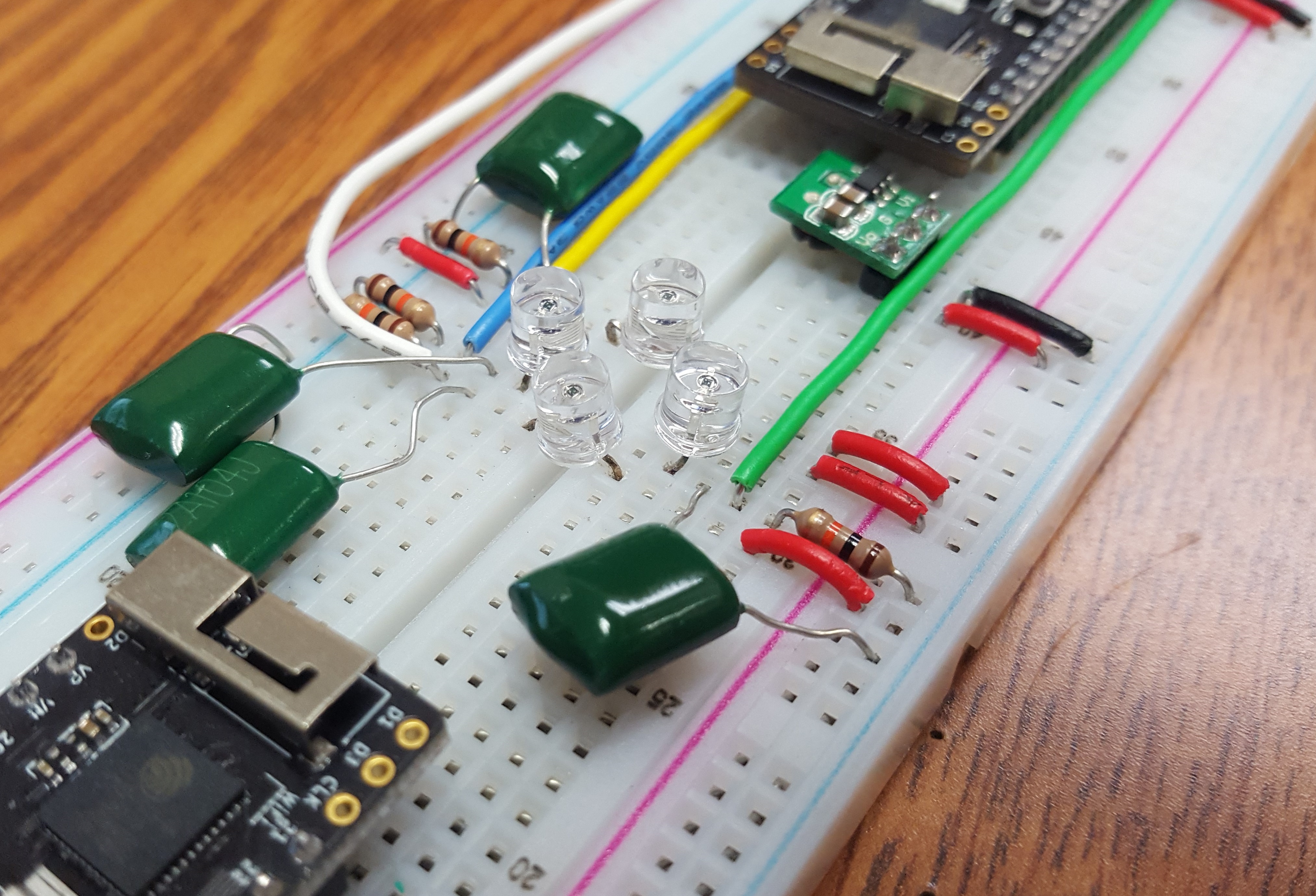 Photodiodes ADC values with .1 uF capacitors.jpg